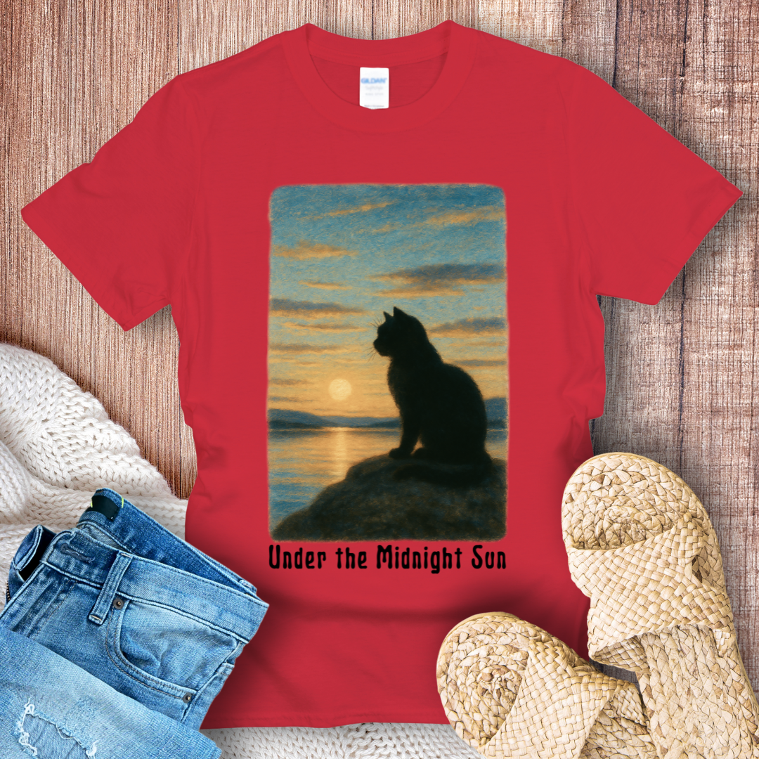 Under the Midnight Sun Cat T-shirt