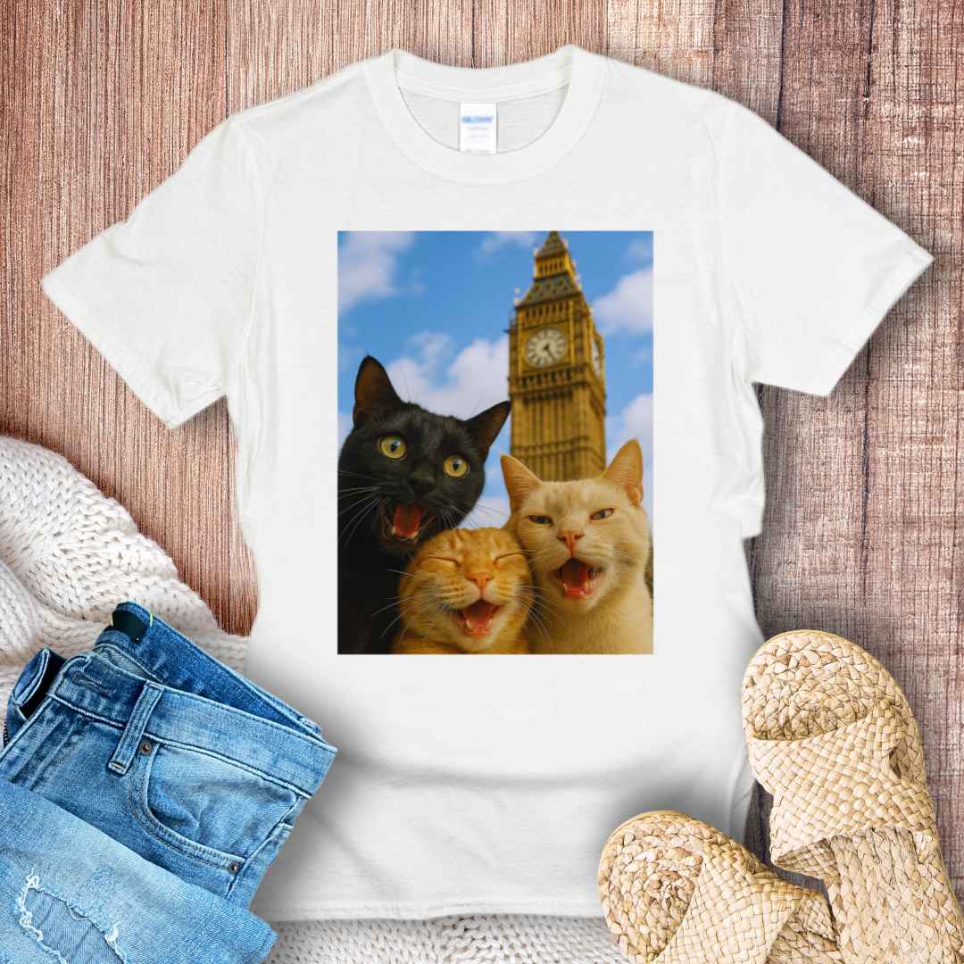 Selfie Cats in London T-Shirt