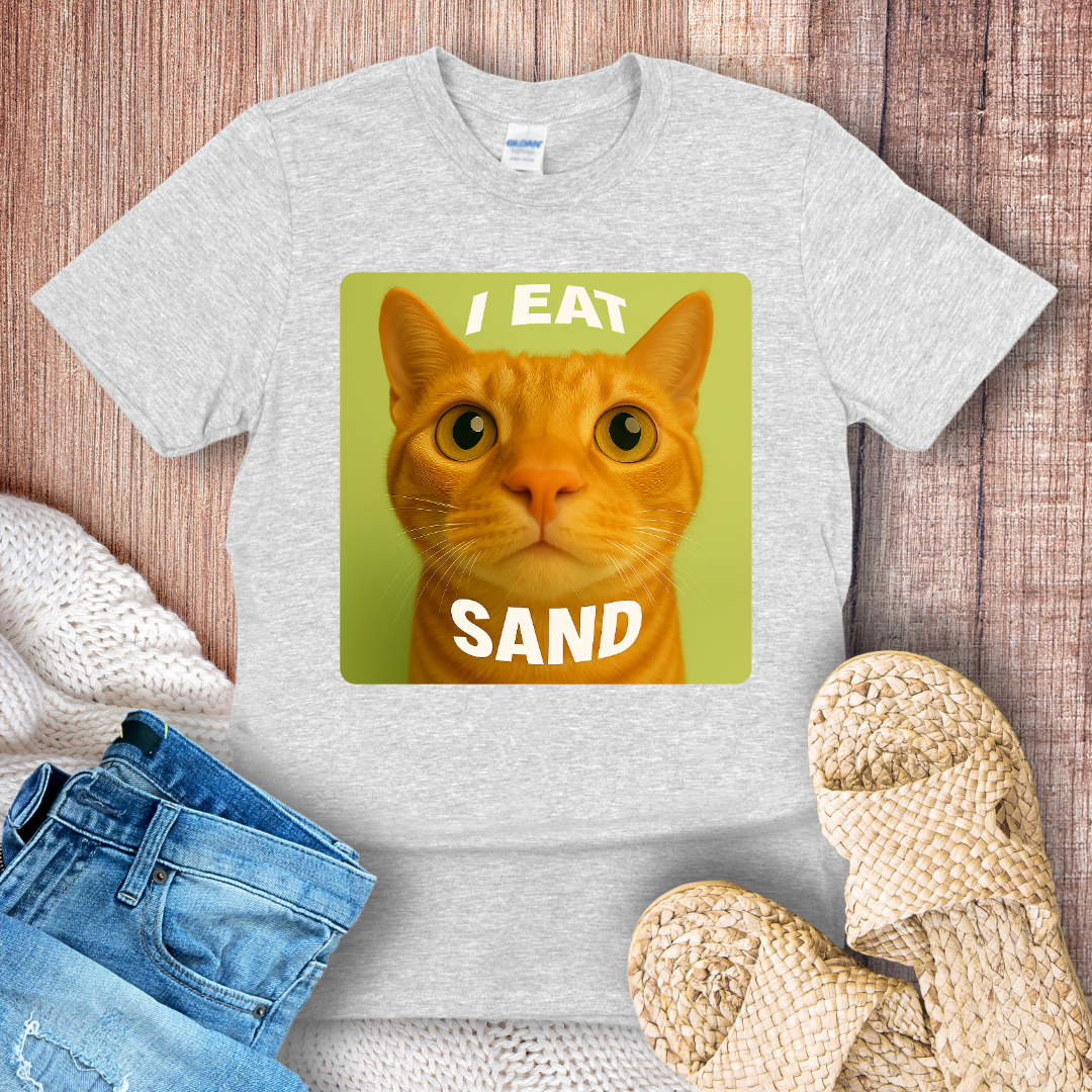 I Eat Sand Cat T-Shirt