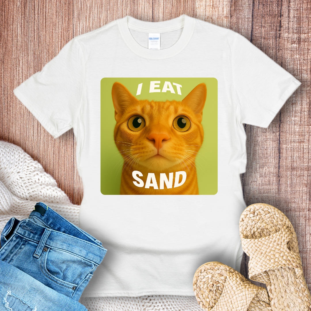 I Eat Sand Cat T-Shirt