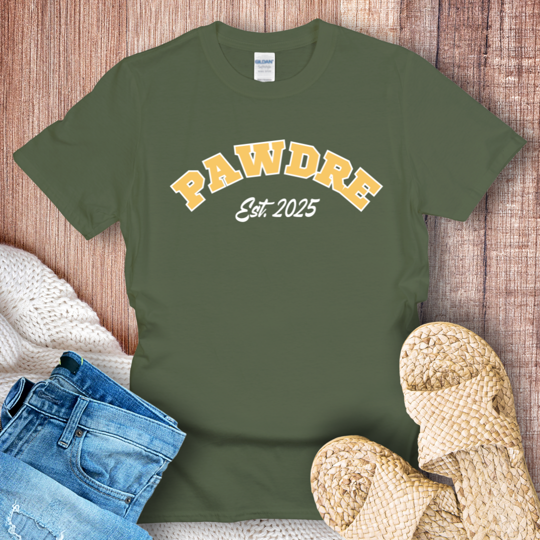 Pawdre Est. 2025 - Collegiate Edition T-Shirt