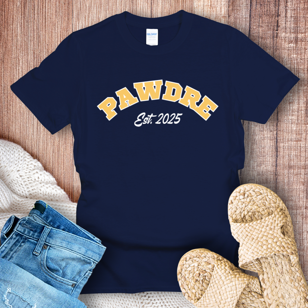 Pawdre Est. 2025 - Collegiate Edition T-Shirt