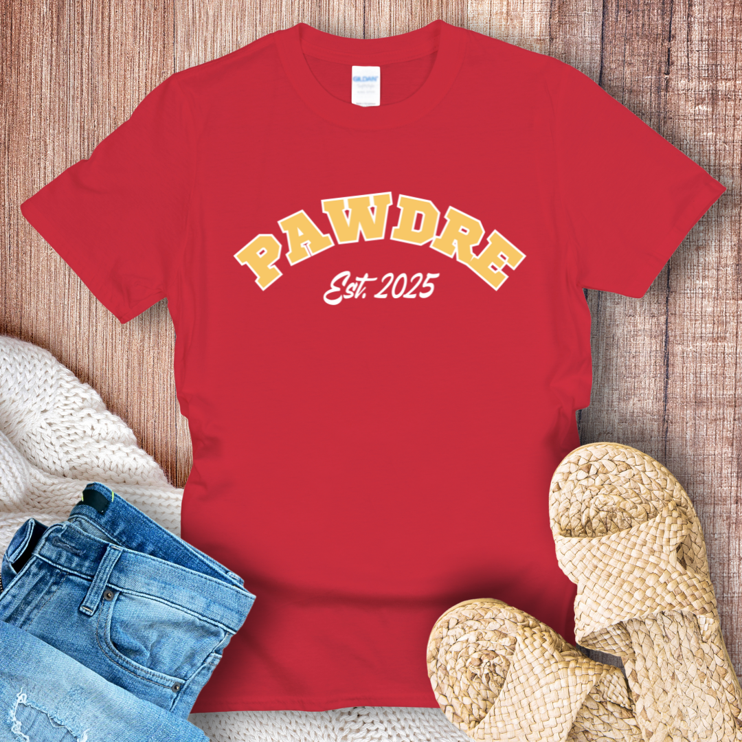Pawdre Est. 2025 - Collegiate Edition T-Shirt