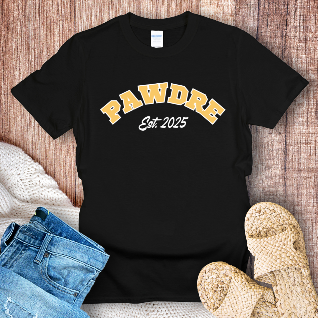 Pawdre Est. 2025 - Collegiate Edition T-Shirt