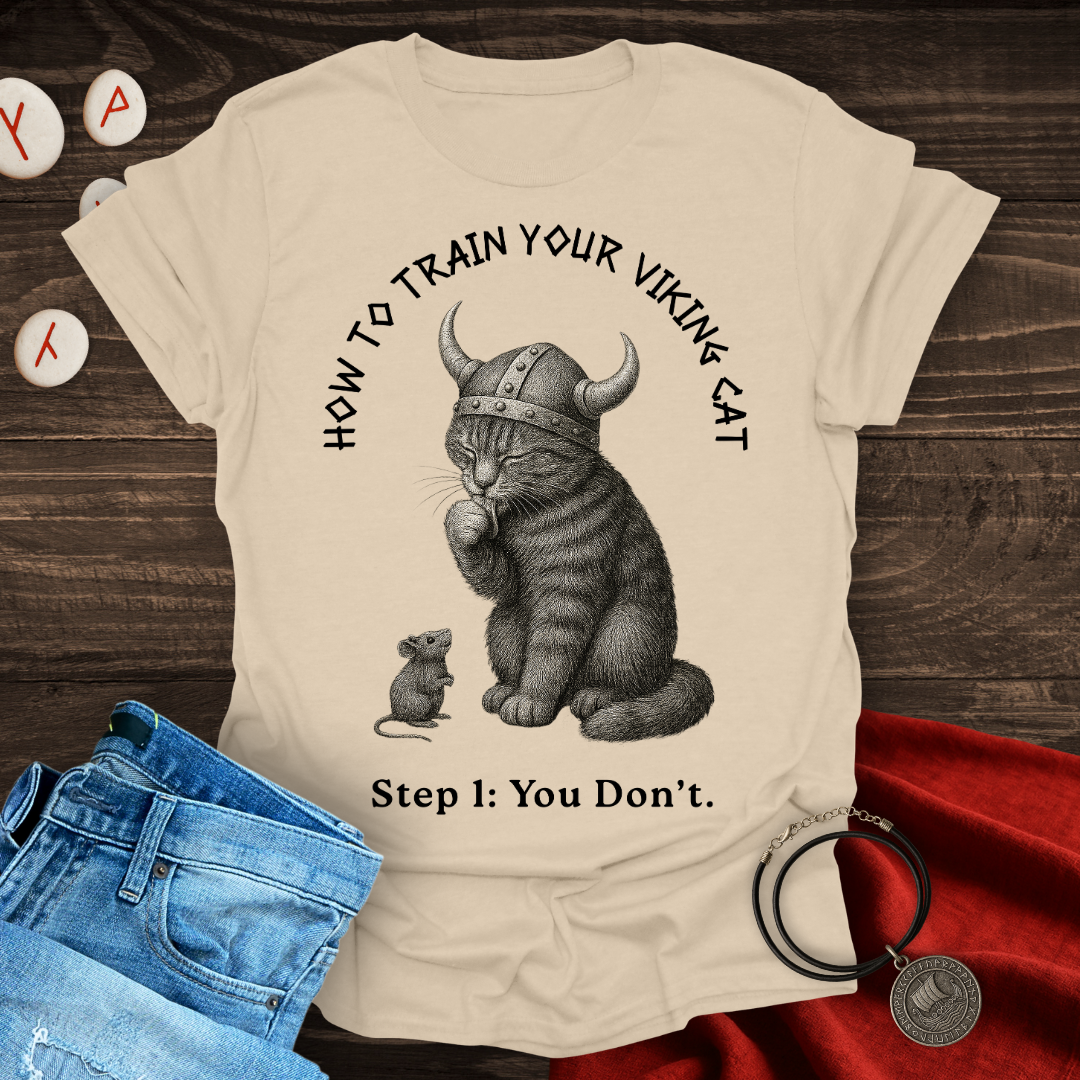How to Train Your Viking Cat T-Shirt