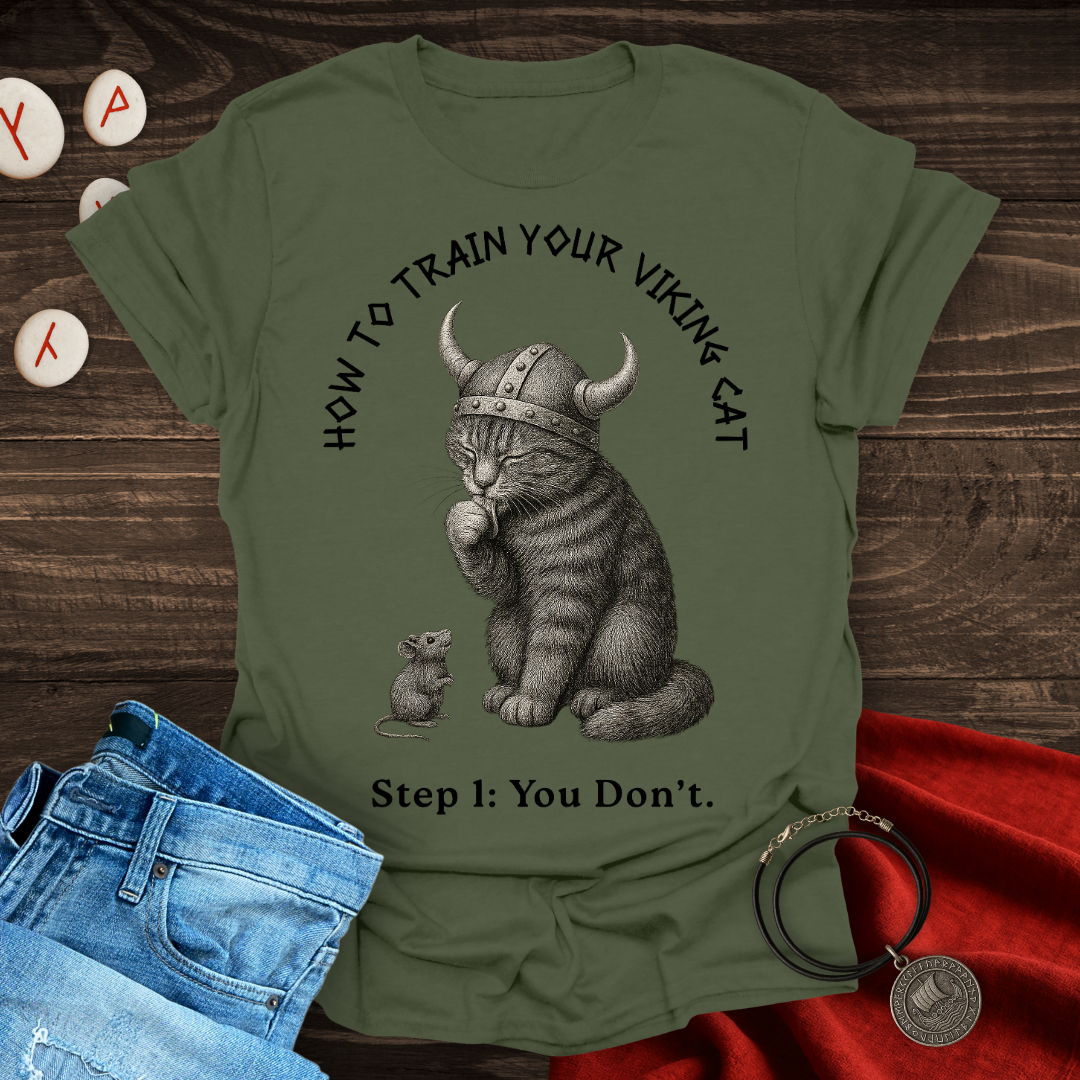 How to Train Your Viking Cat T-Shirt