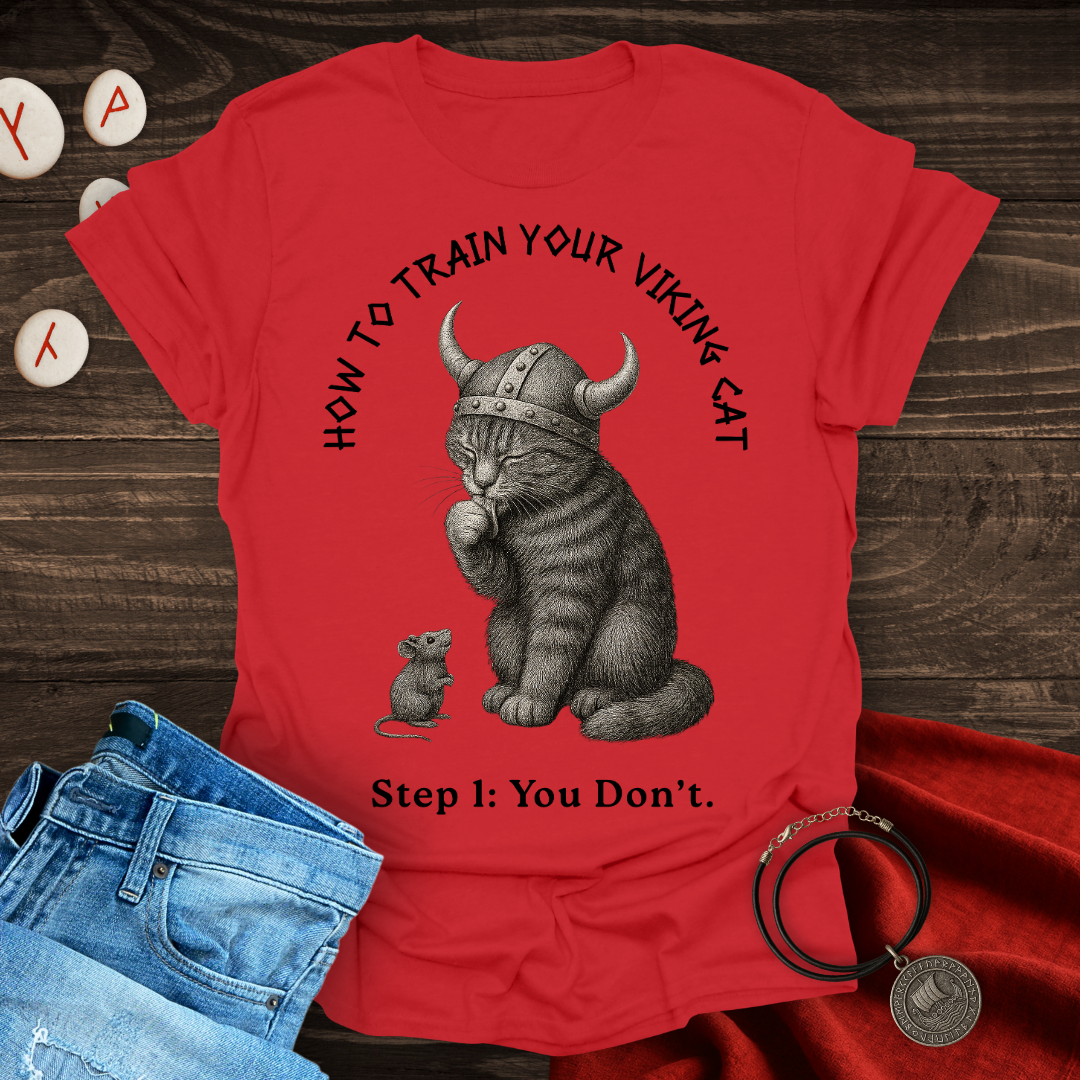 How to Train Your Viking Cat T-Shirt