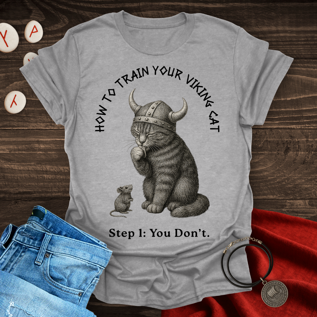 How to Train Your Viking Cat T-Shirt