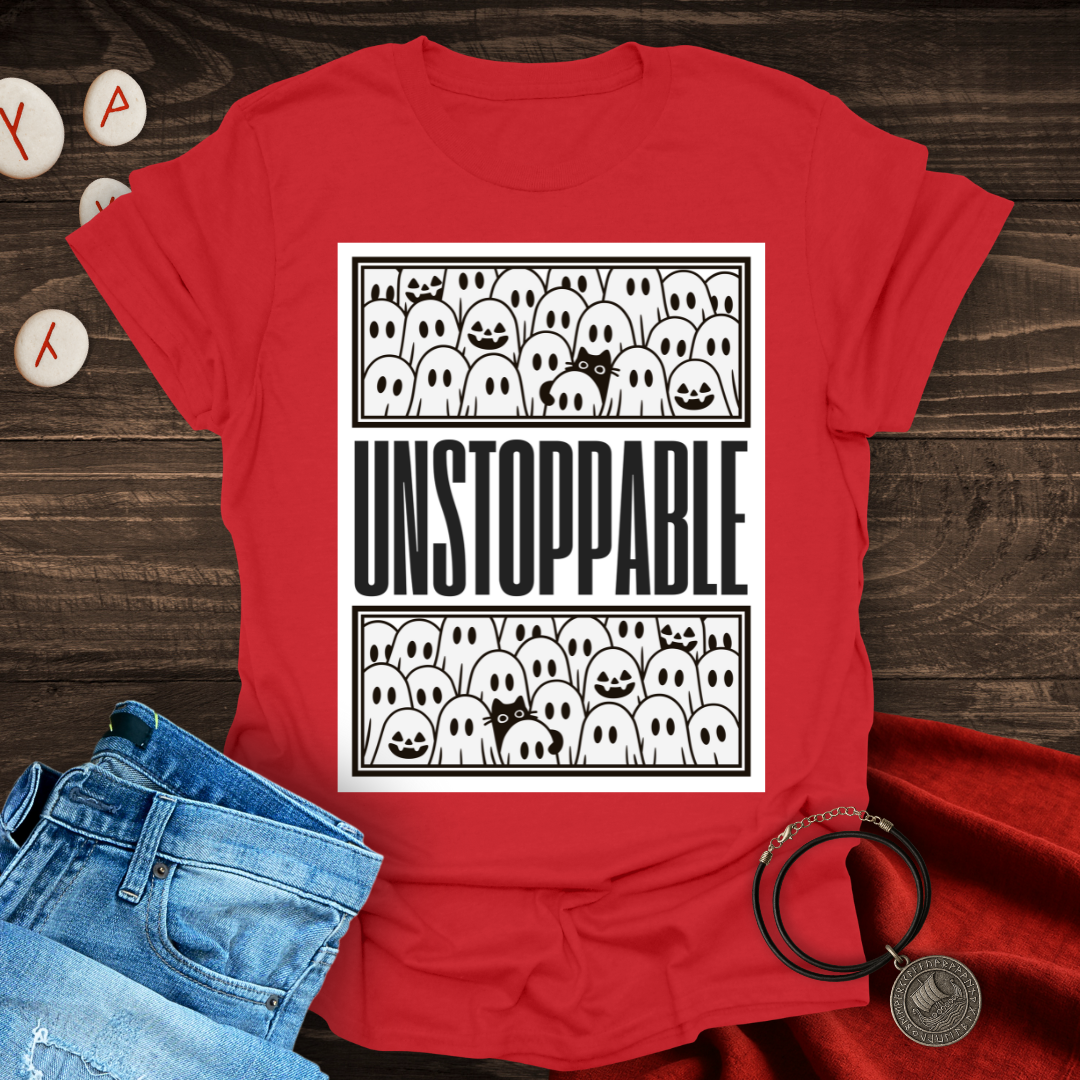 Unstoppable Cat Halloween T-shirt
