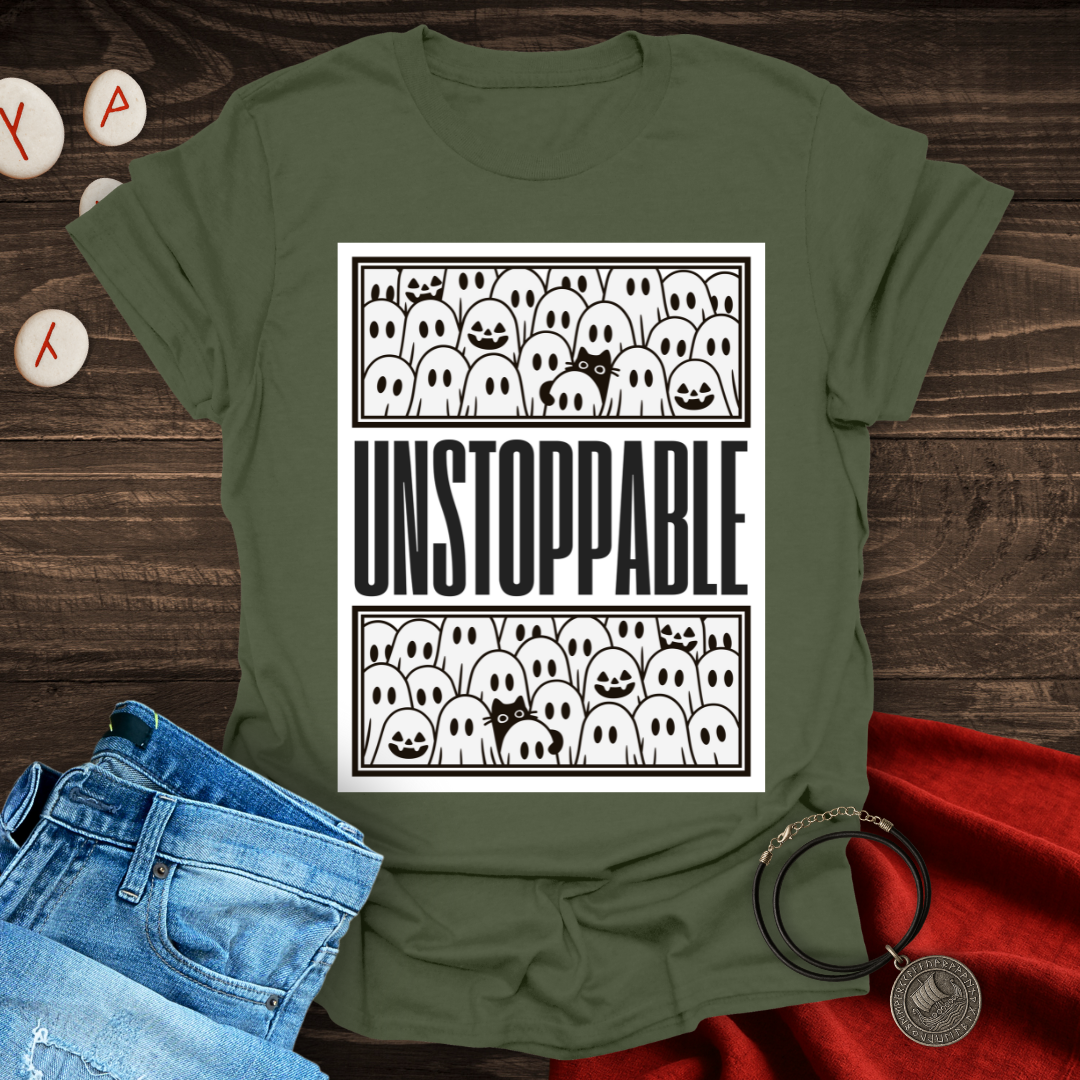 Unstoppable Cat Halloween T-shirt
