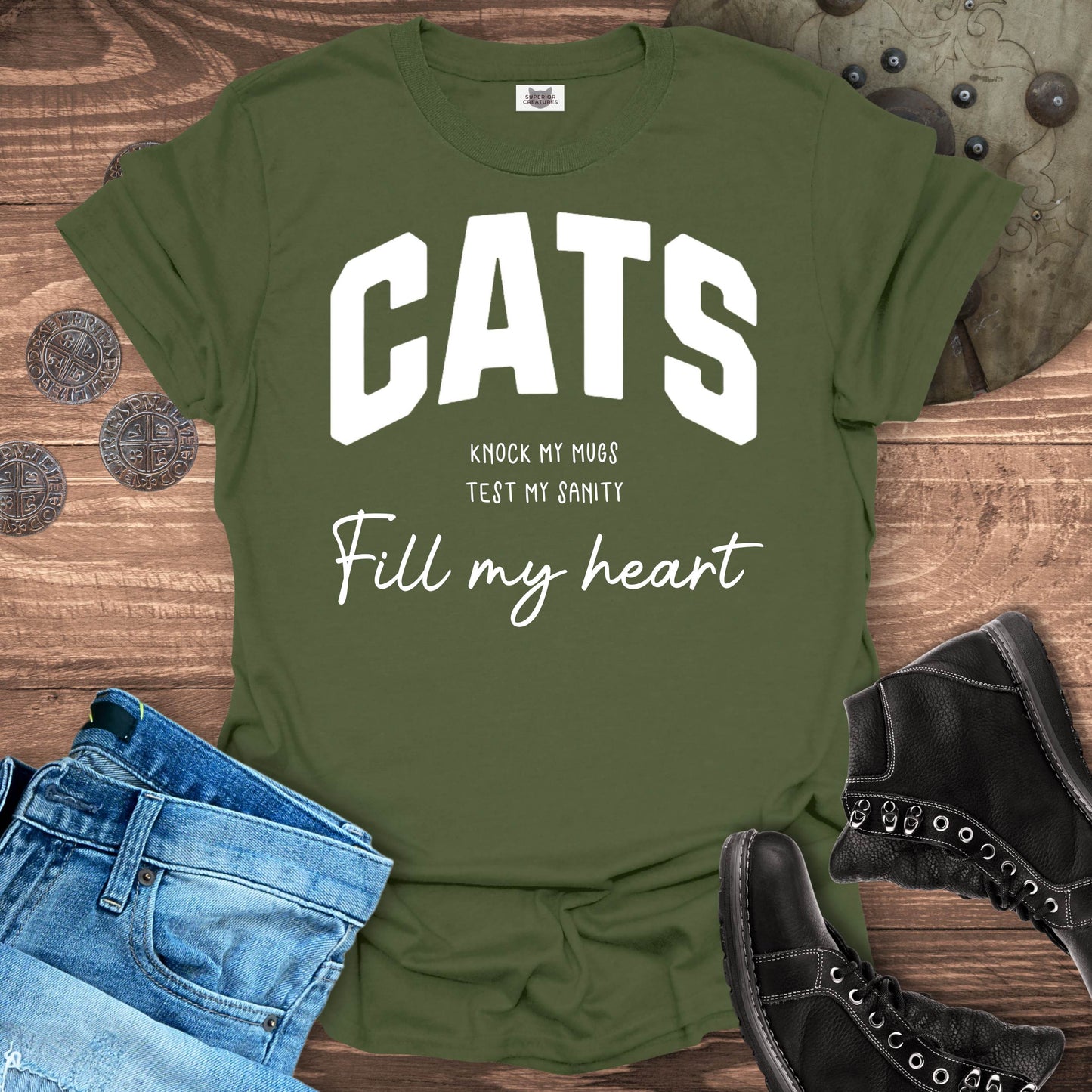 Cats Knock My Mugs – T-Shirt