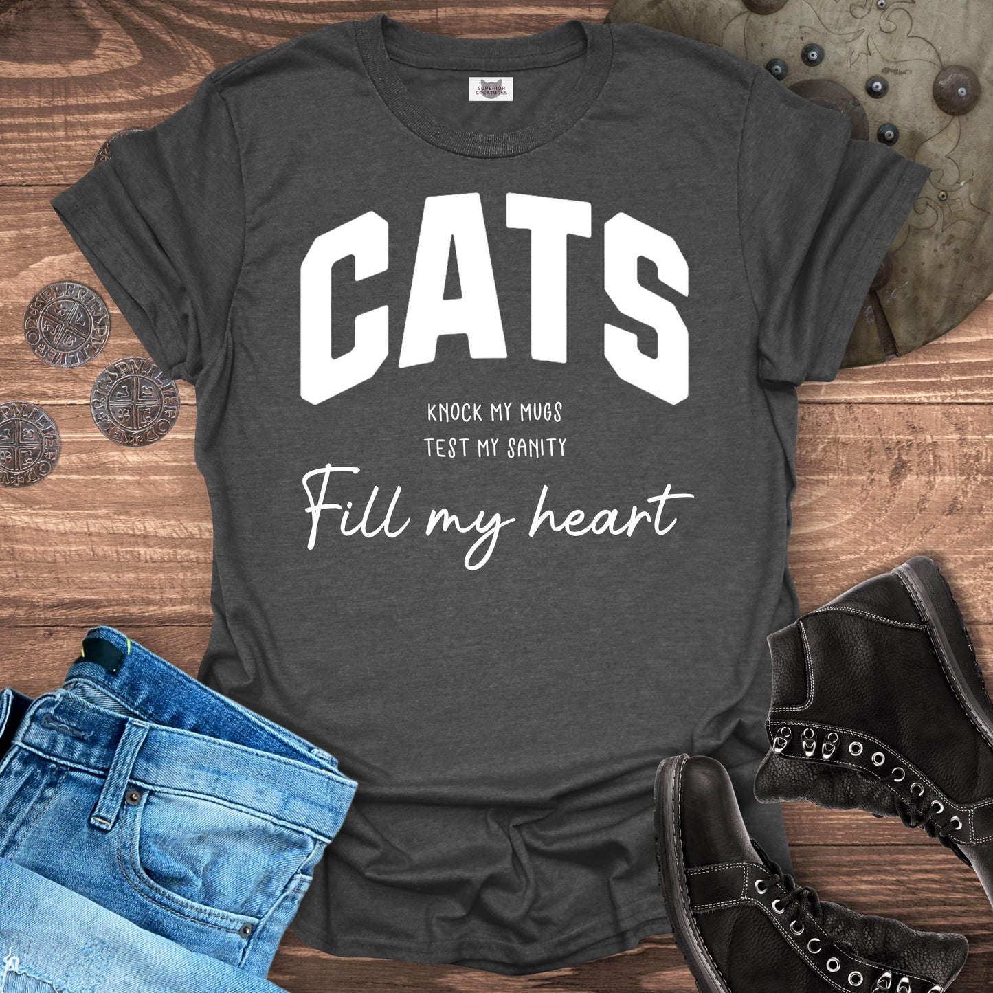 Cats Knock My Mugs – T-Shirt