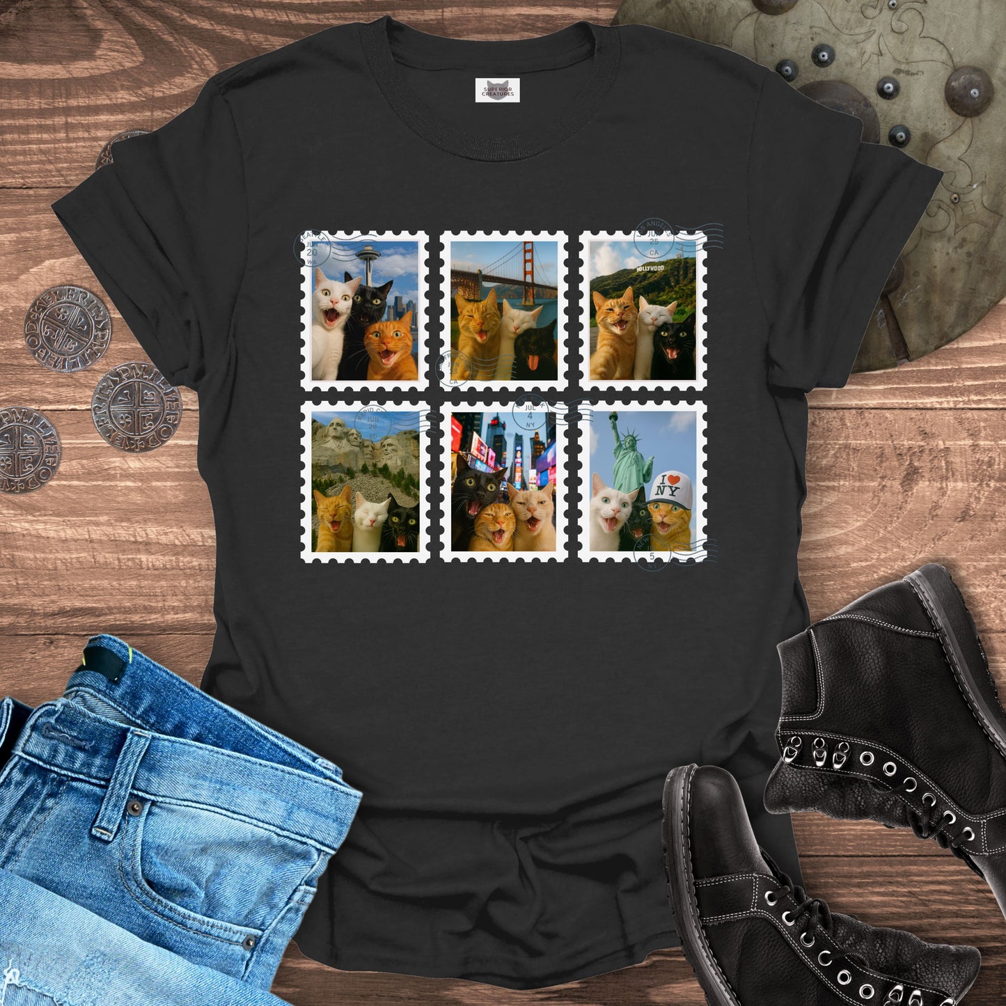 Selfie Cats USA Tour T-Shirt