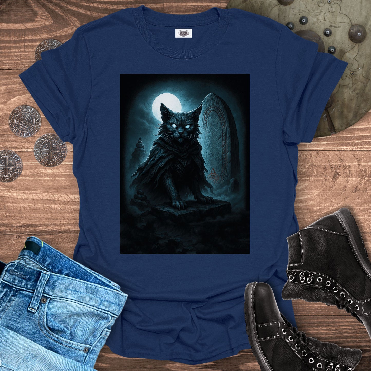Draugr Cat – Viking Cat T-Shirt