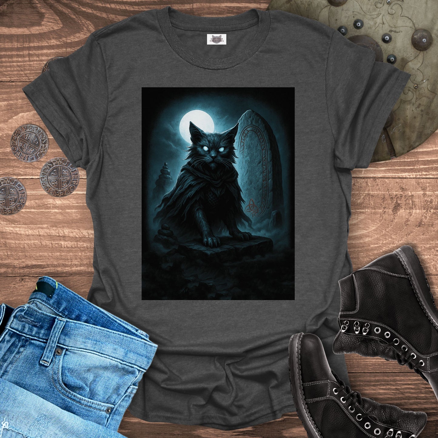 Draugr Cat – Viking Cat T-Shirt