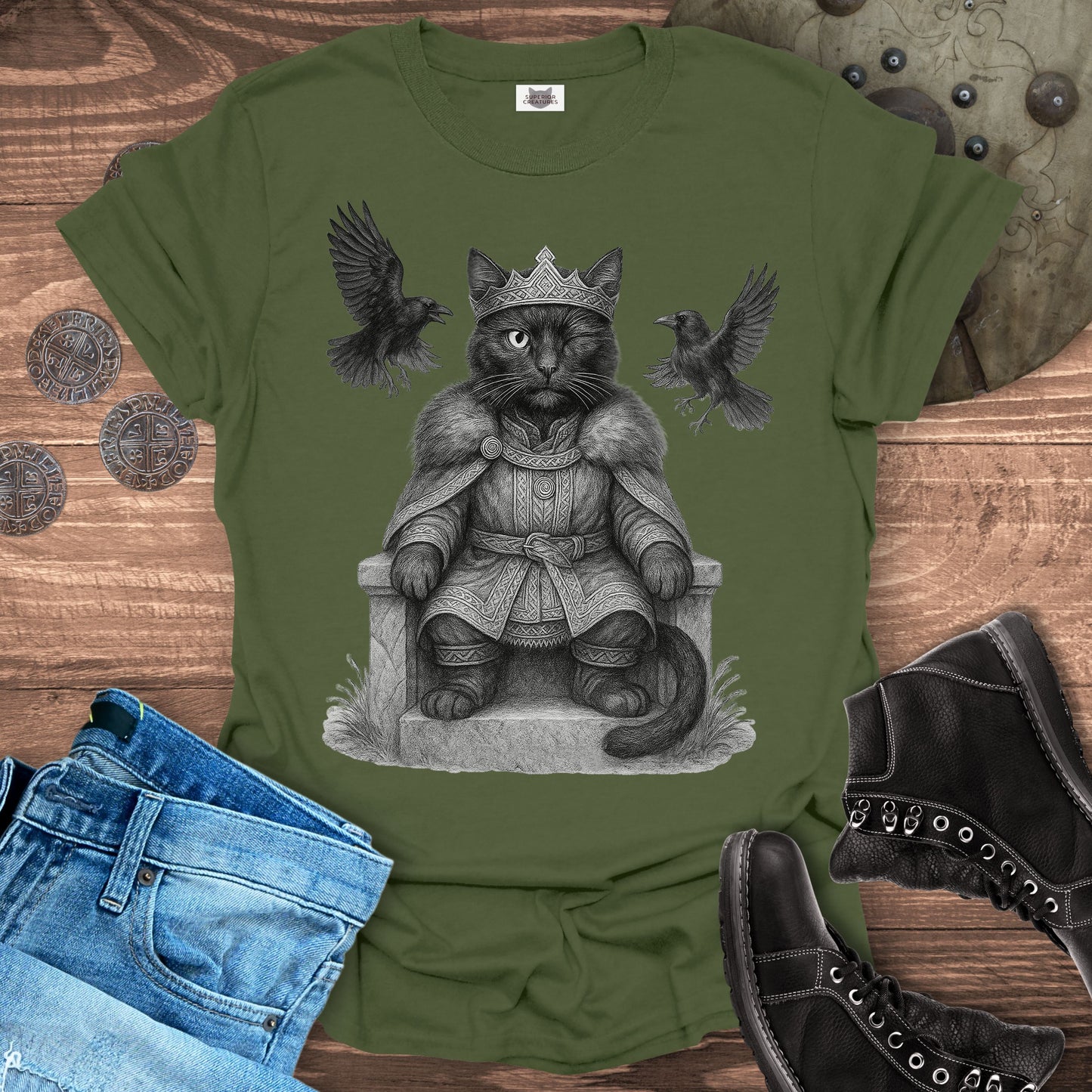 Odin the Cat God T-Shirt