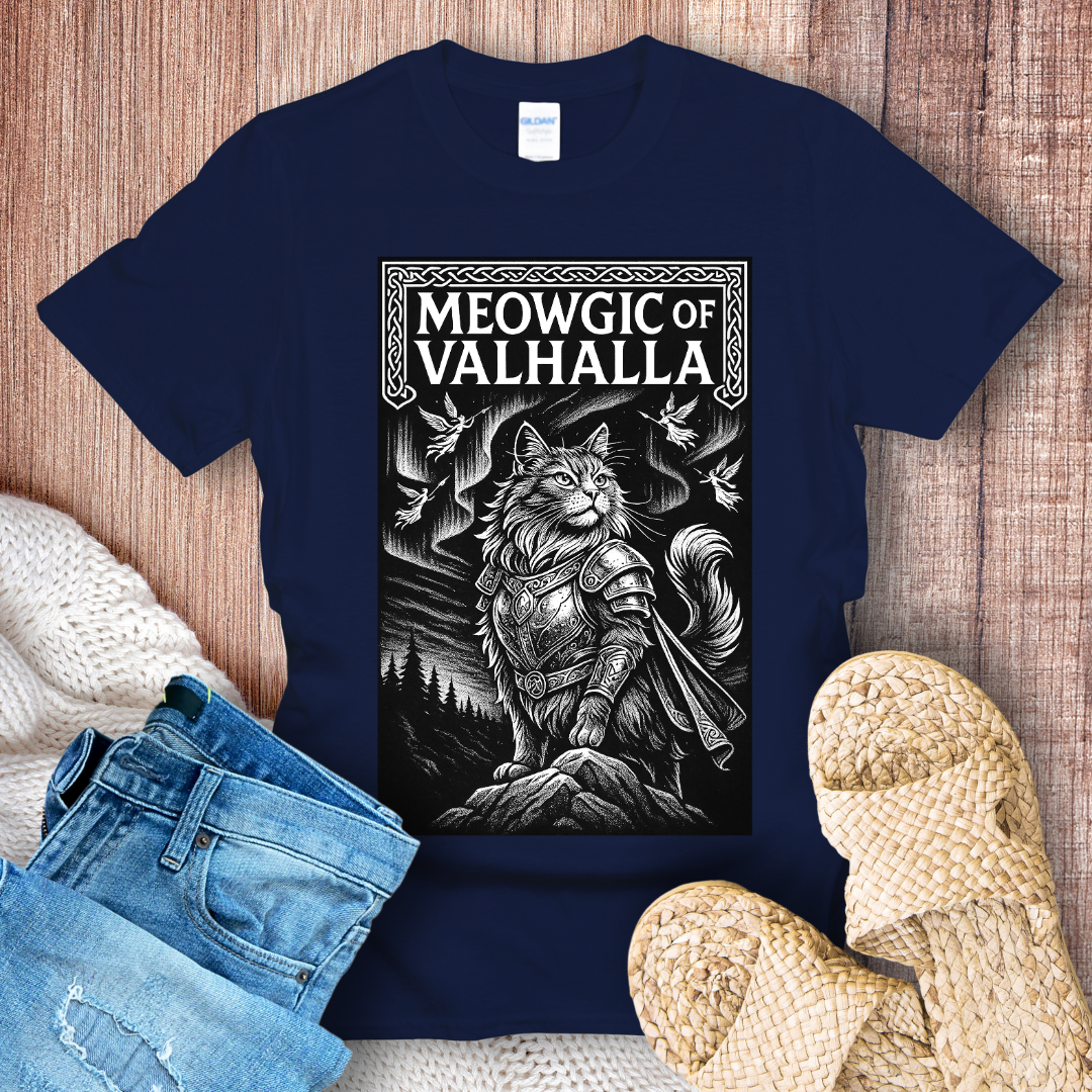 Meowgick of Valhalla T-shirt