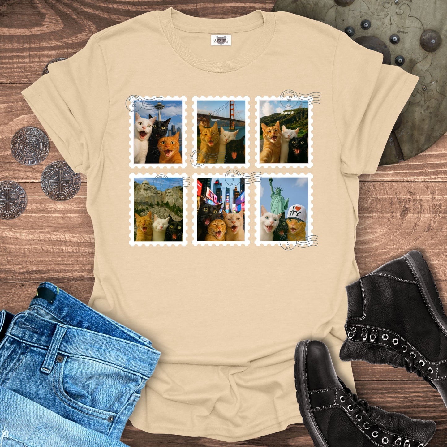 Selfie Cats USA Tour T-Shirt