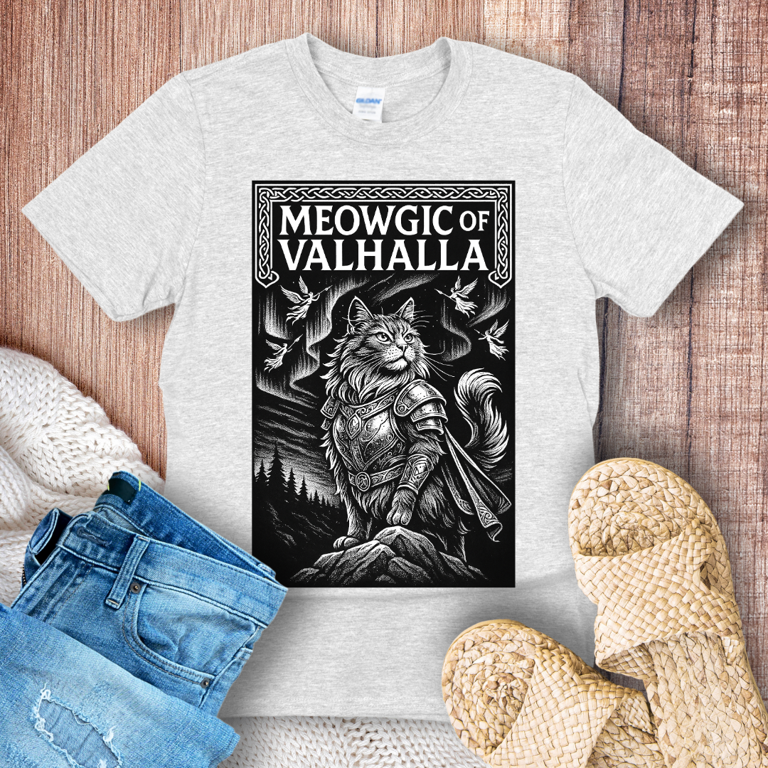 Meowgick of Valhalla T-shirt