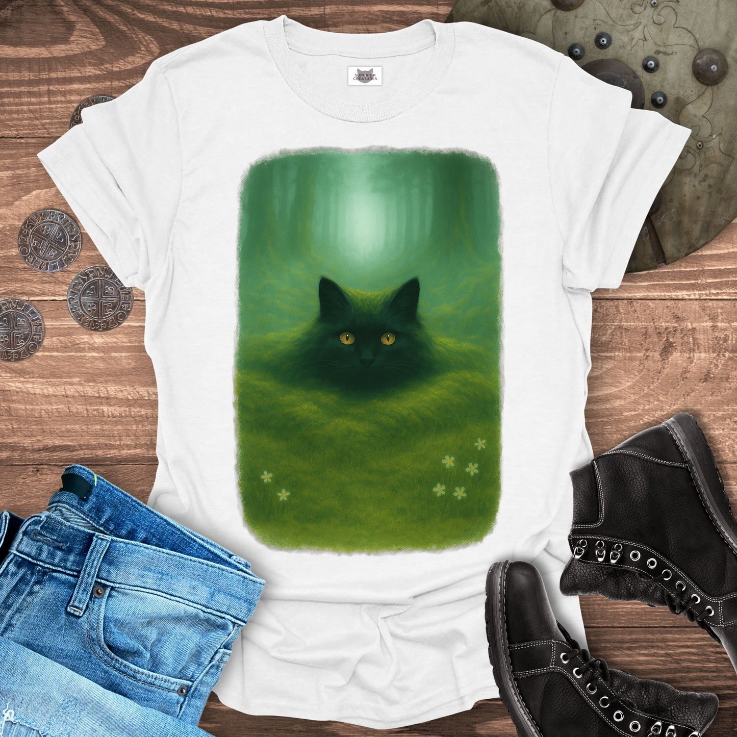 The Forest Spirit’s Cat T-shirt