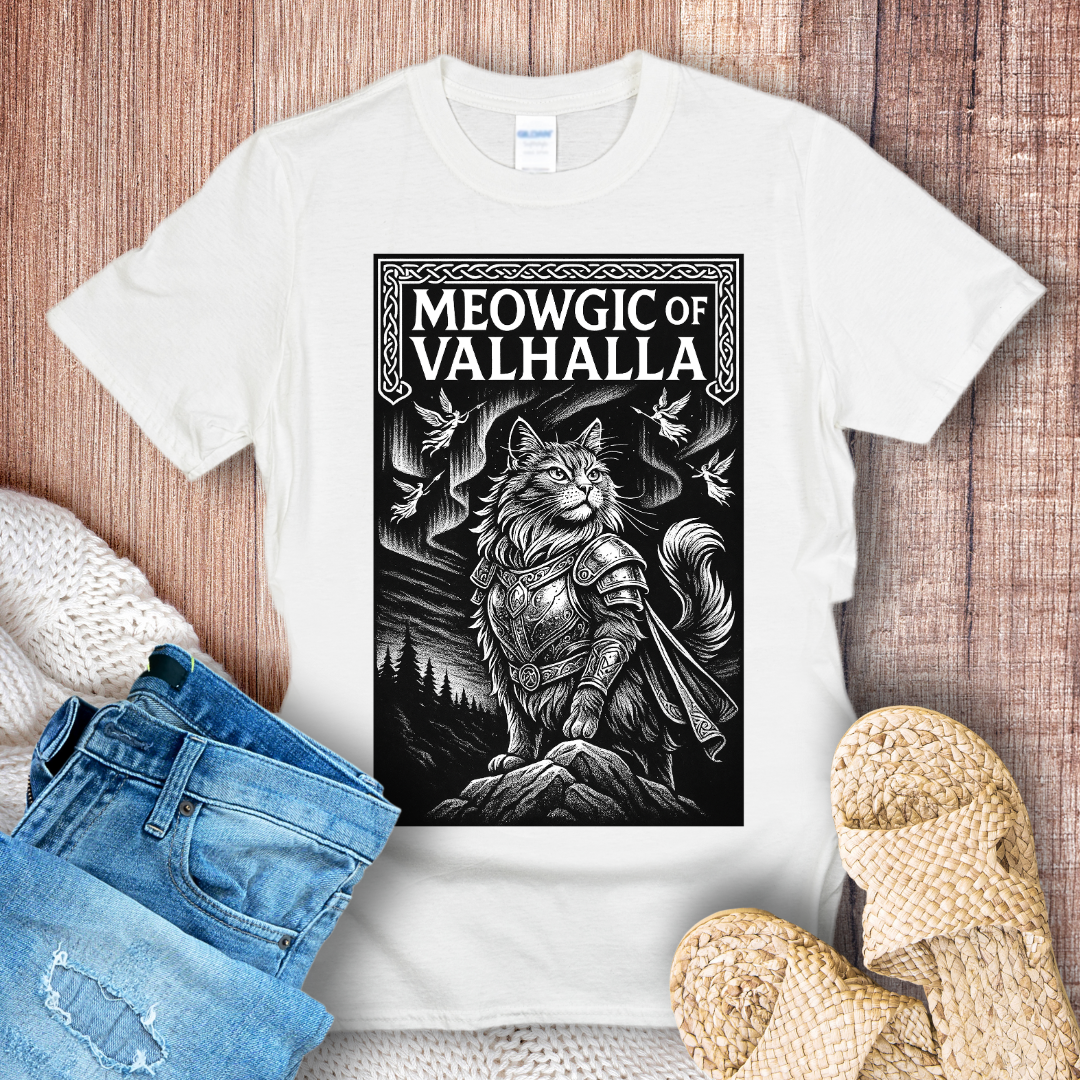 Meowgick of Valhalla T-shirt