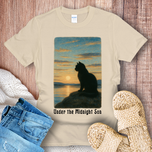 Under the Midnight Sun Cat T-shirt