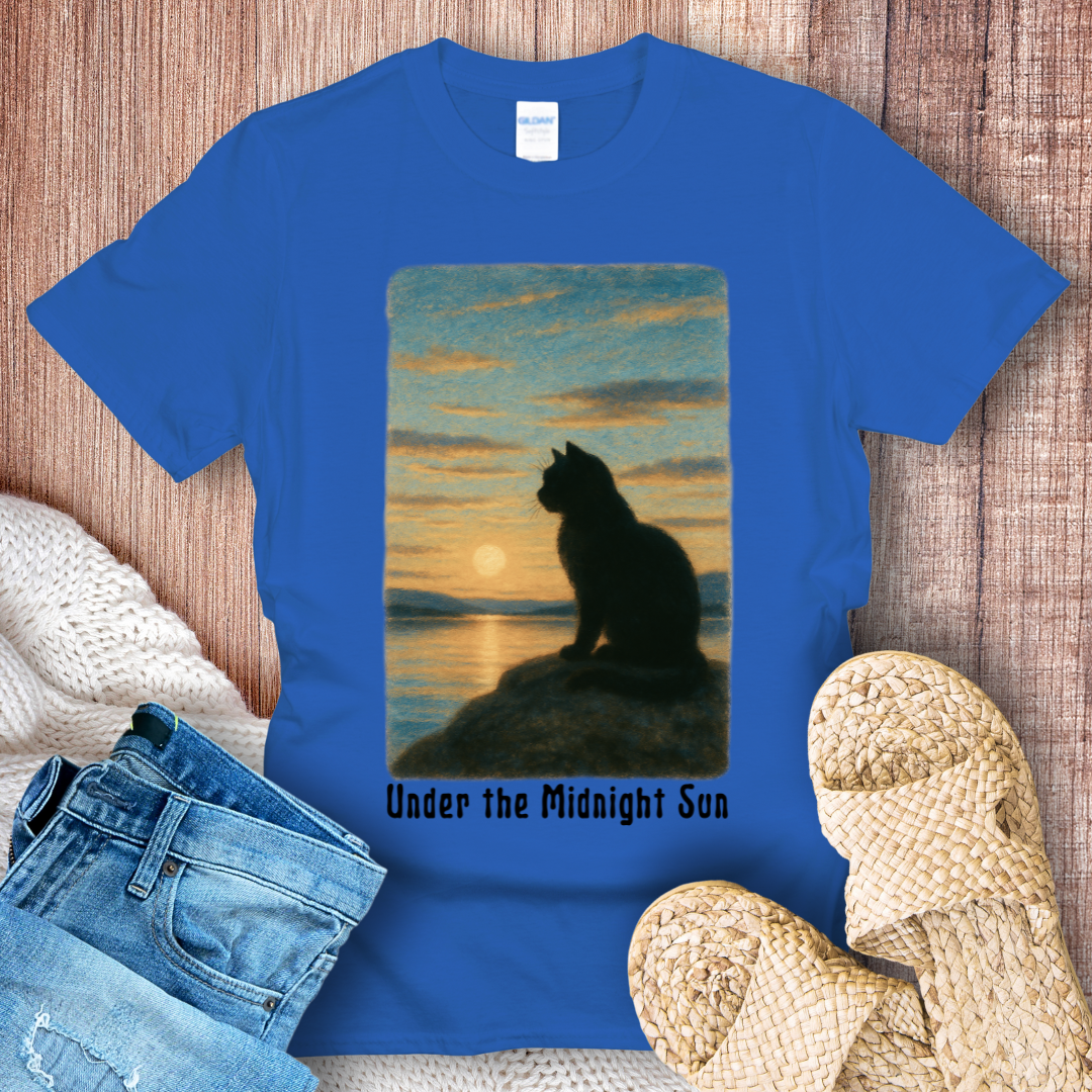 Under the Midnight Sun Cat T-shirt