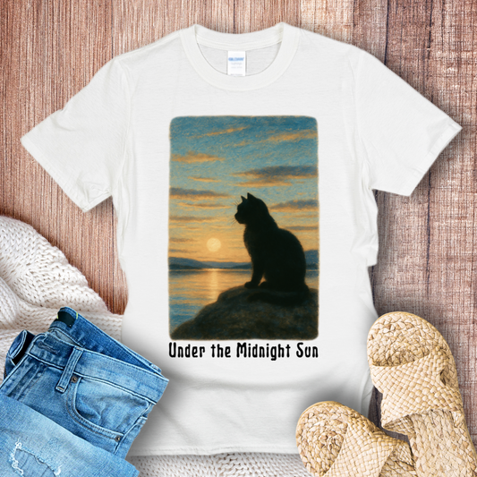 Under the Midnight Sun Cat T-shirt