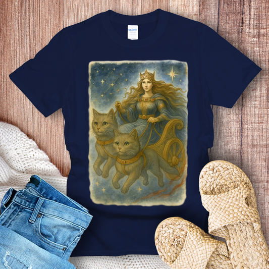 Freya’s Chariot Crew Cat T-shirt