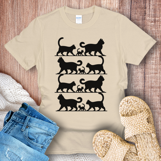 Friends On Adventure Cat T-Shirt