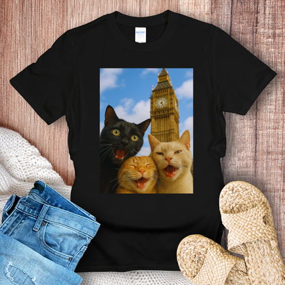 Selfie Cats in London T-Shirt