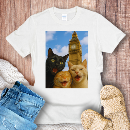 Selfie Cats in London T-Shirt
