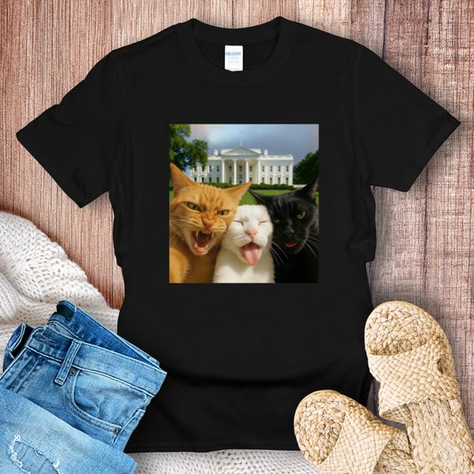 Selfie Cats at the White House T-shirt