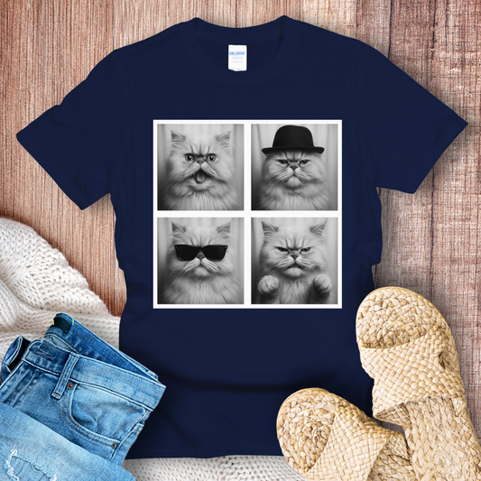Persian Cat in Photoboth T-shirt