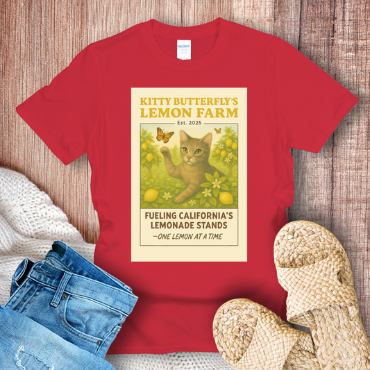 Kitty Butterfly's Lemon Farm T-Shirt