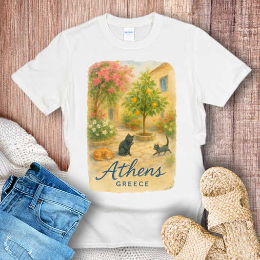 Cats in Athens, Greece T-Shirt