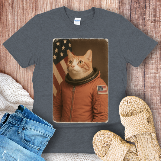 American Astronaut Cat T-Shirt