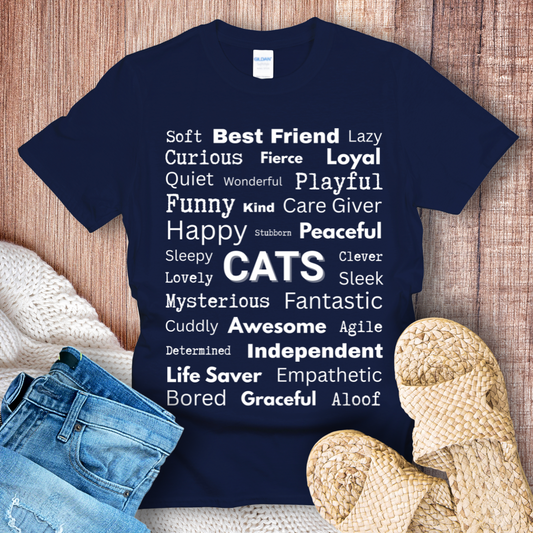 Cats Characteristics T-Shirt