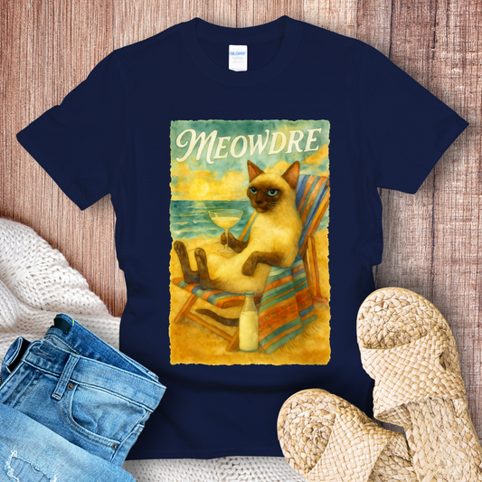 Meowdre – Coastal Cool Edition T-Shirt