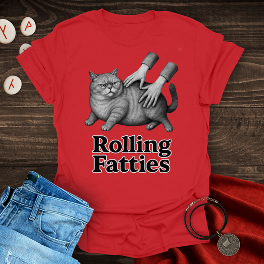 Rolling Fatties Cat T-shirt