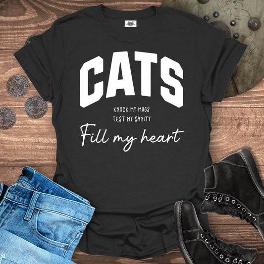 Cats Knock My Mugs – T-Shirt