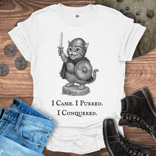 I Came I Purred I Conquered Cat T-shirt