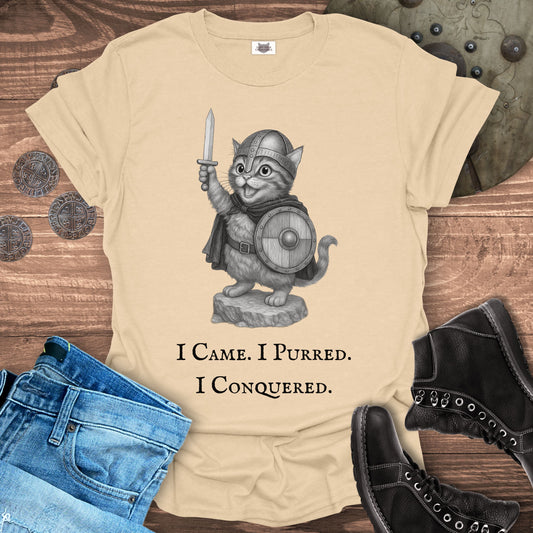 I Came I Purred I Conquered Cat T-shirt