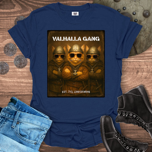 Valhalla Gang – Viking Cat T-Shirt