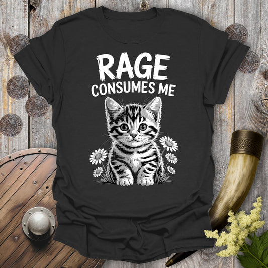 Rage Consumes Me Cat T-Shirt