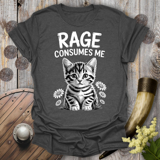 Rage Consumes Me Cat T-Shirt