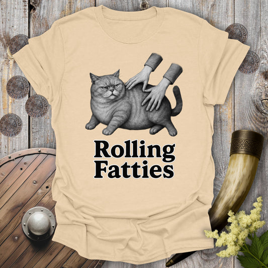 Rolling Fatties Cat T-shirt