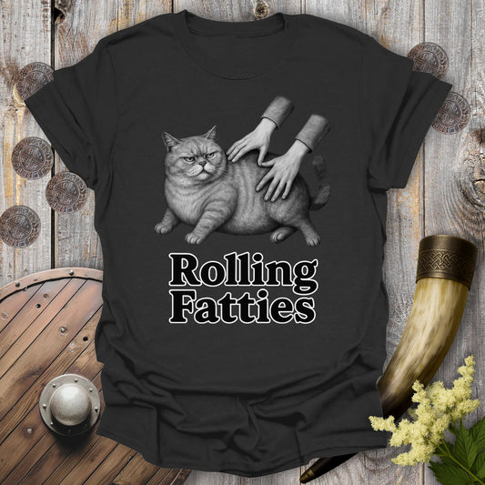 Rolling Fatties Cat T-shirt