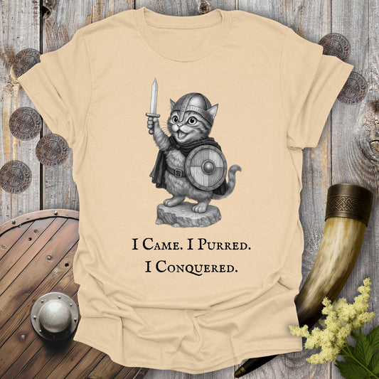 I Came I Purred I Conquered Cat T-shirt