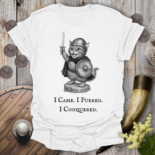 I Came I Purred I Conquered Cat T-shirt